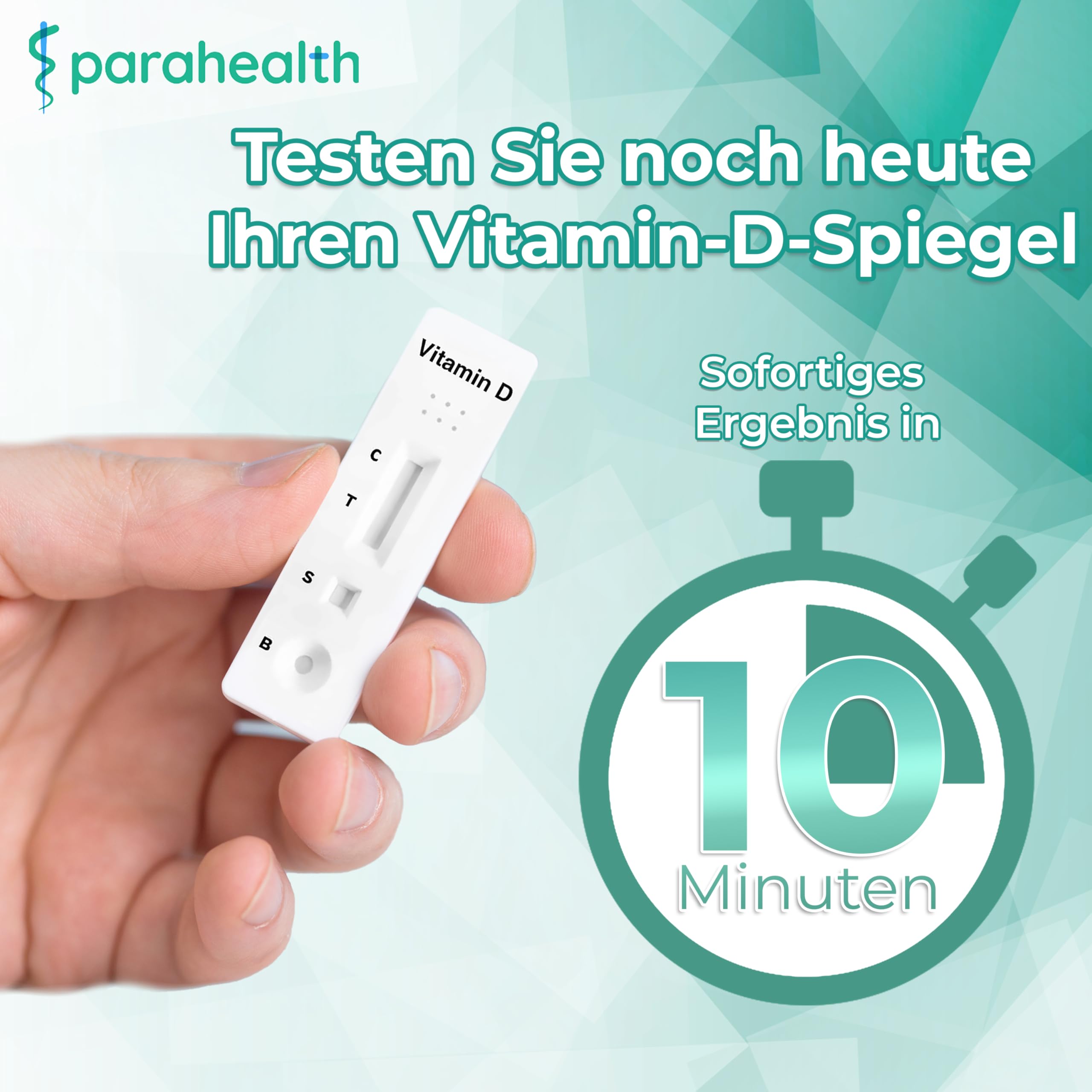 diagnostics 10 sztuk samodzielnego testu witaminy D do domu – wygodne mierzenie wartości witaminy D i wykrywanie niedoboru – wynik w ciągu 10 minut