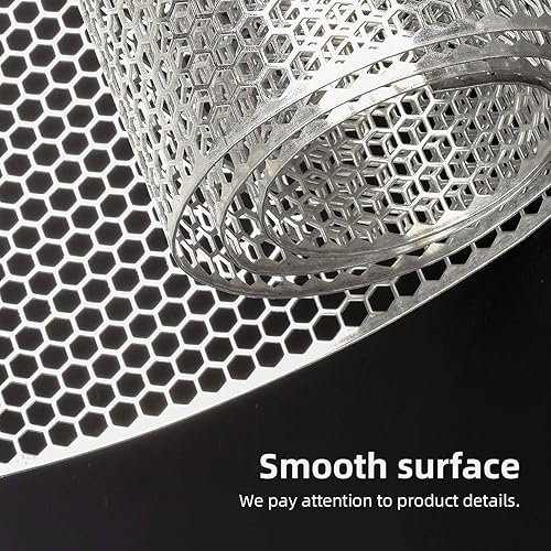 Miniatura 5 de AggAuto Malla universal para parrilla de coche de 40 x 13 pulgadas, aleación de aluminio, inserto de rejilla automotriz, agujero de panal de abeja