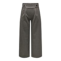 JDY Jdygeggo Mia Long Check Pant Jrs Noos, Pantaloni Donna