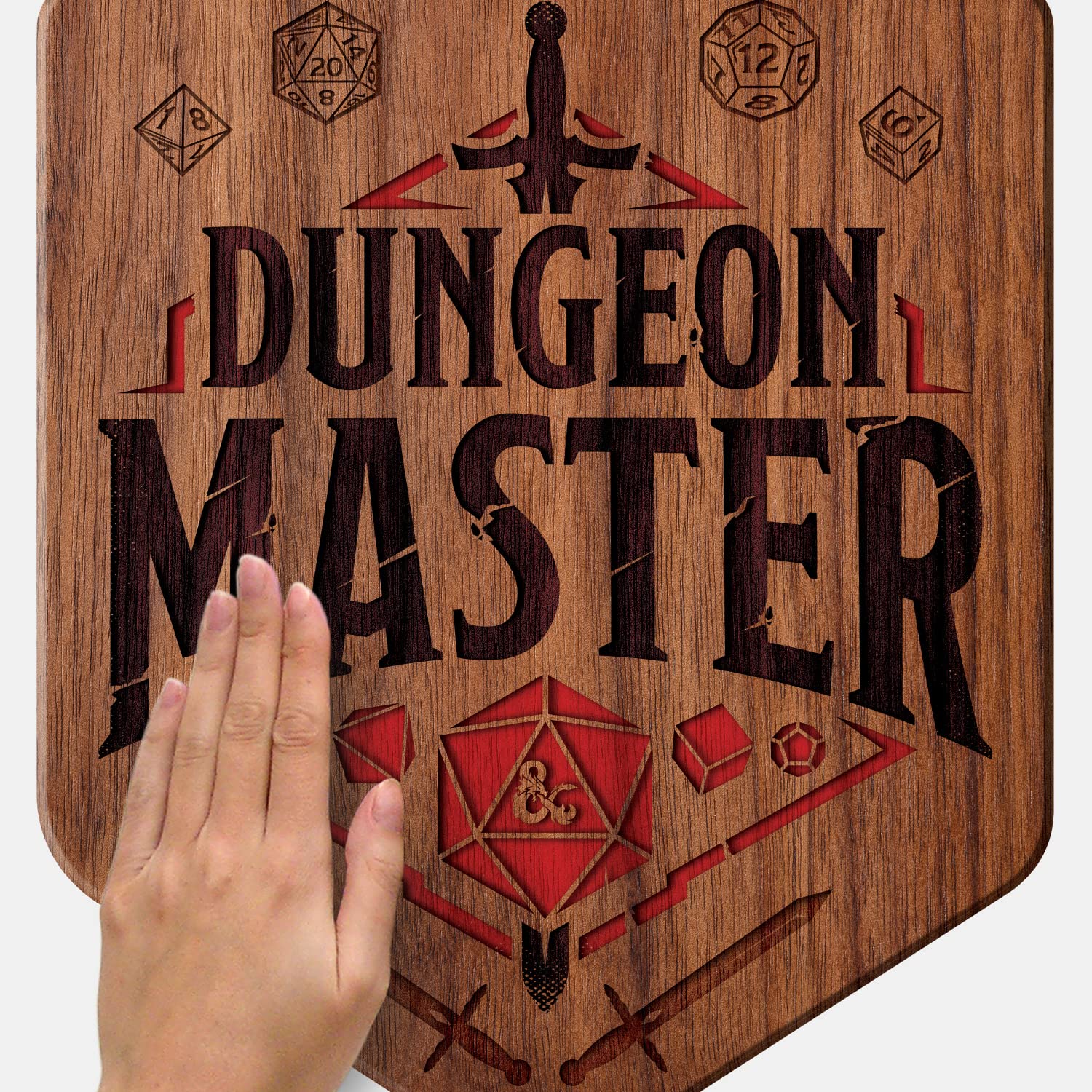 Giant Dungeons and Dragons Master Alphabet Sticker, Red, Black, White, Brown, Géant - Image 3