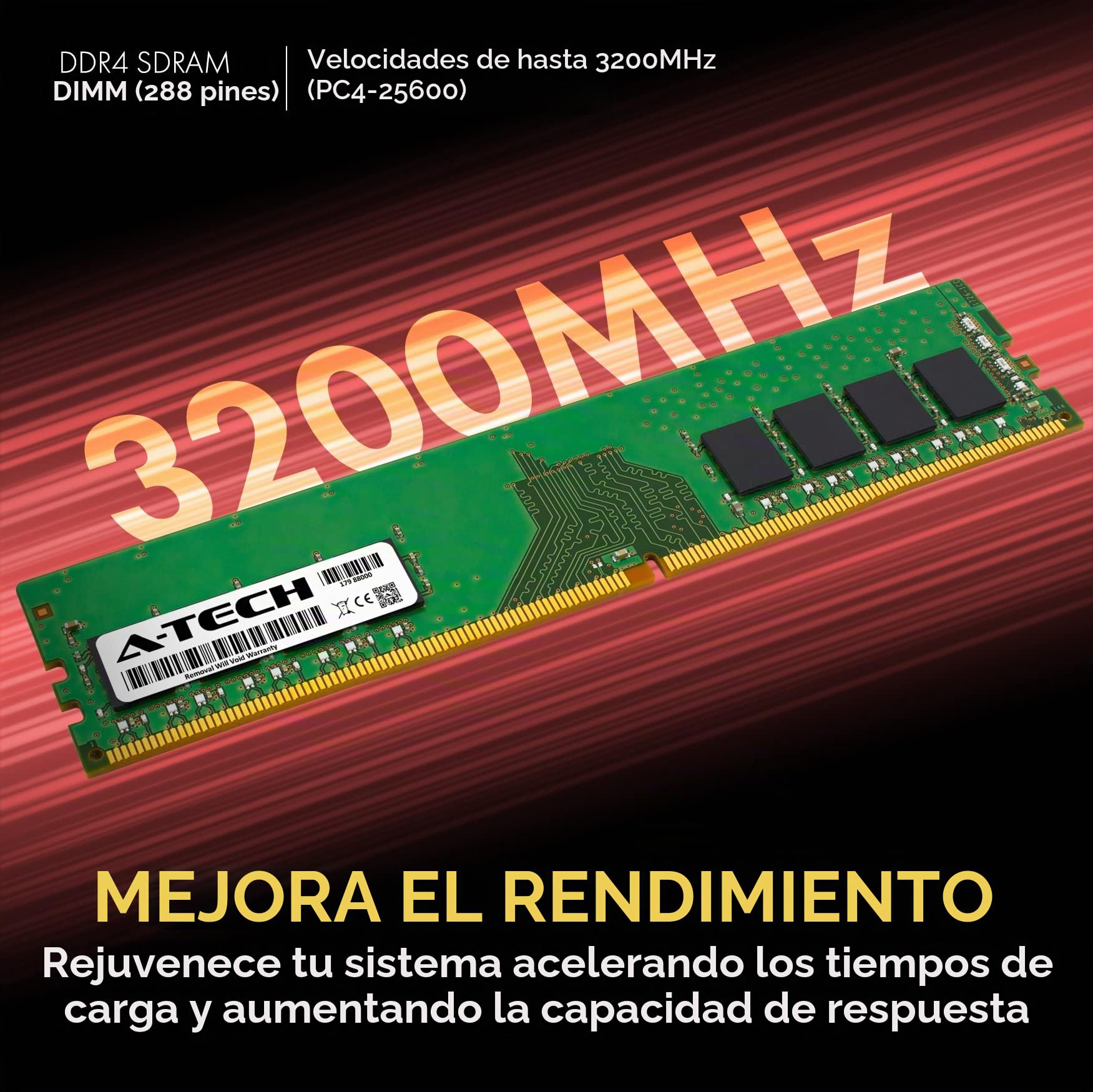 Amazon.com: A-Tech 32 GB (2 x 16 GB) DDR4 3200 MHz UDIMM PC4-25600