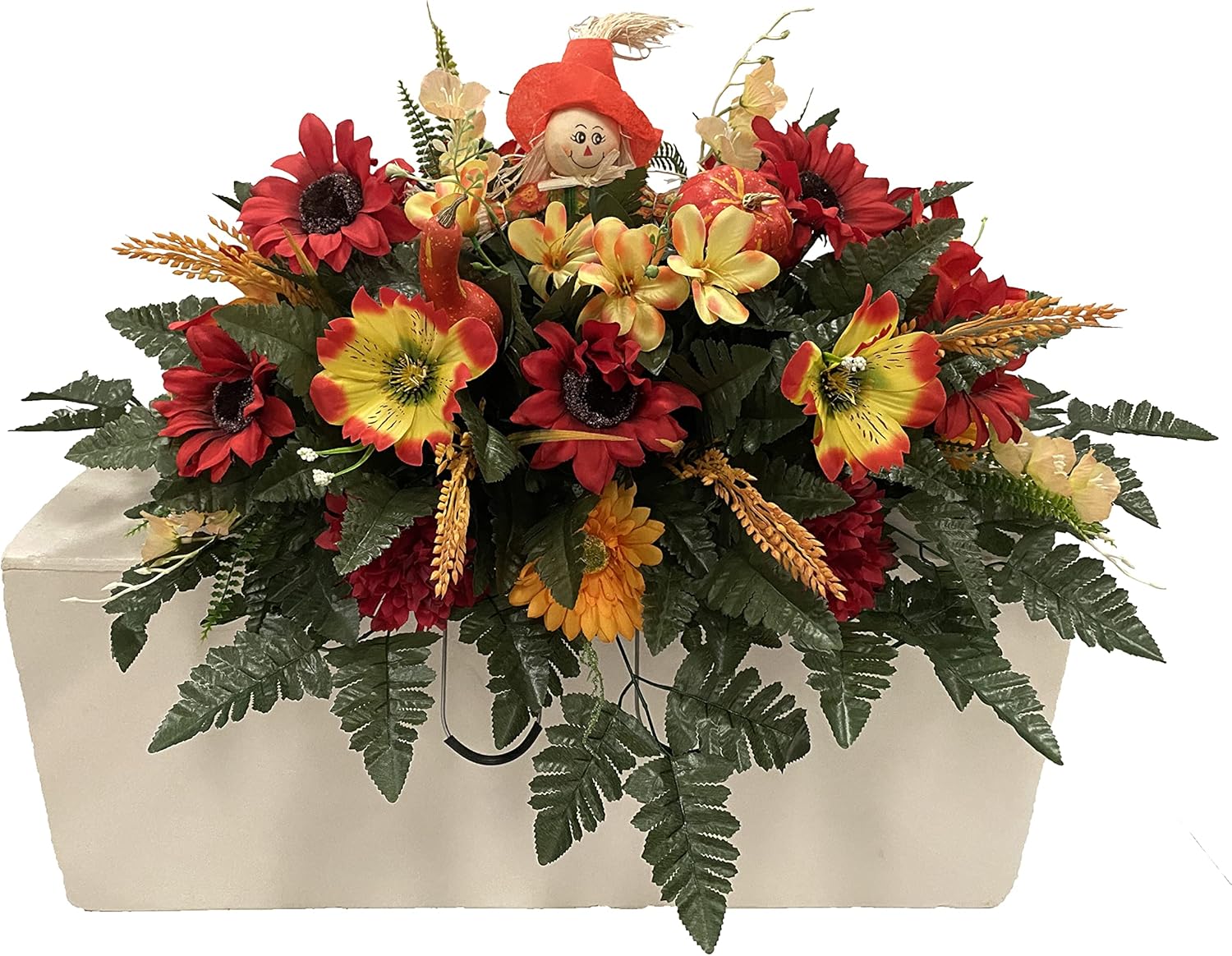 SS2256 Cemetery Saddle Fall Cemetery Flowers Cemetery