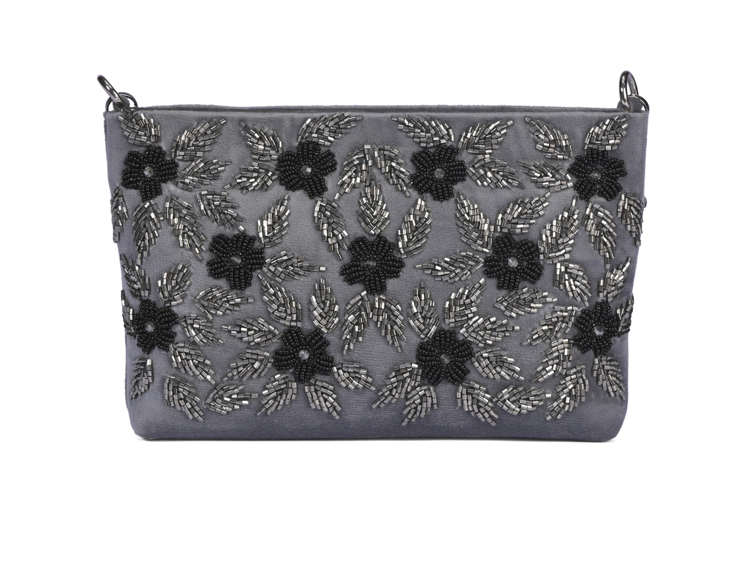 Clutch Purses for Women Wedding Evening Handbags Party Bridal Gift Floral Embroidery for Wedding-image-6