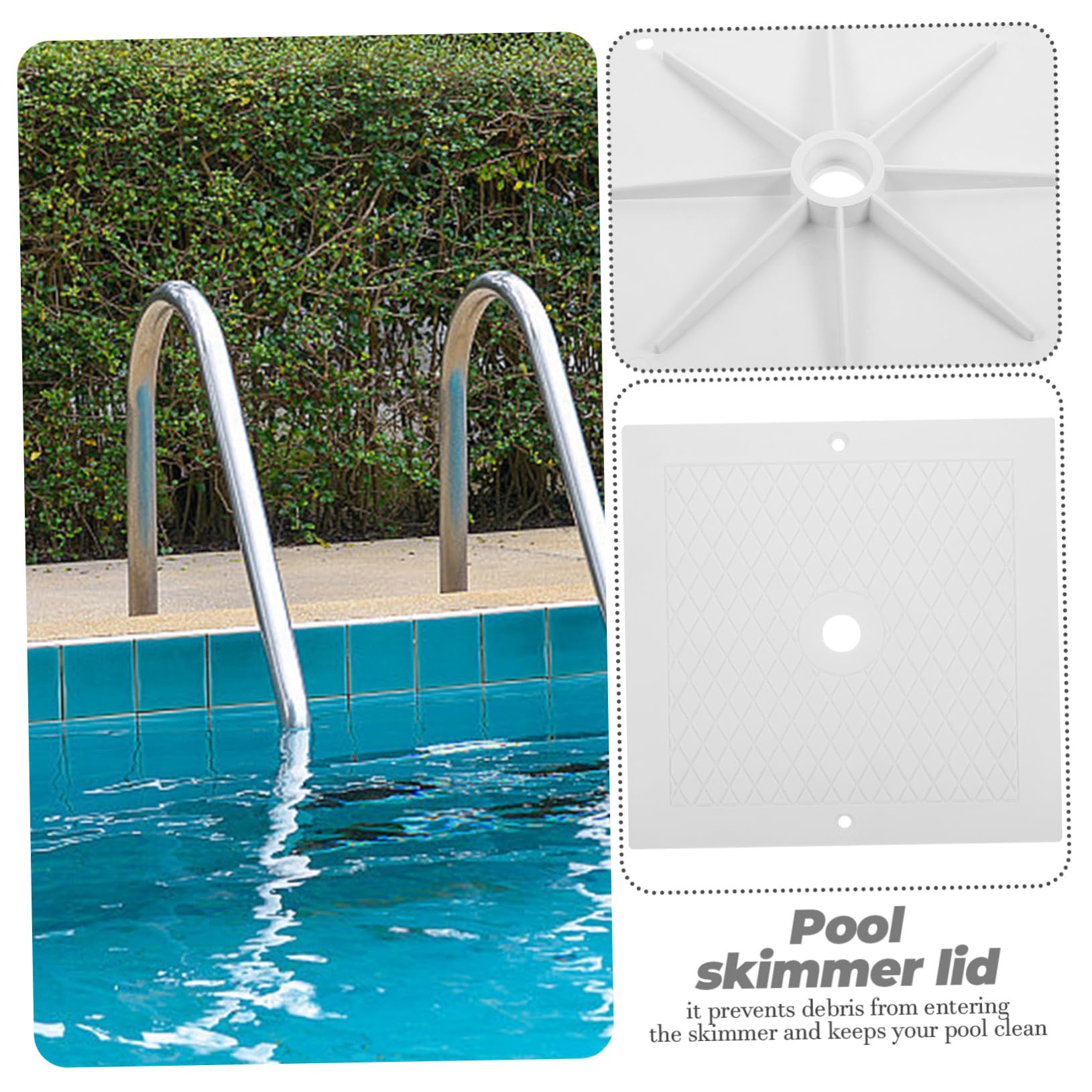 Tapa Cuadrada De Skimmer 10x10 Fácil Mantenimiento Adecuado para Spx1082e