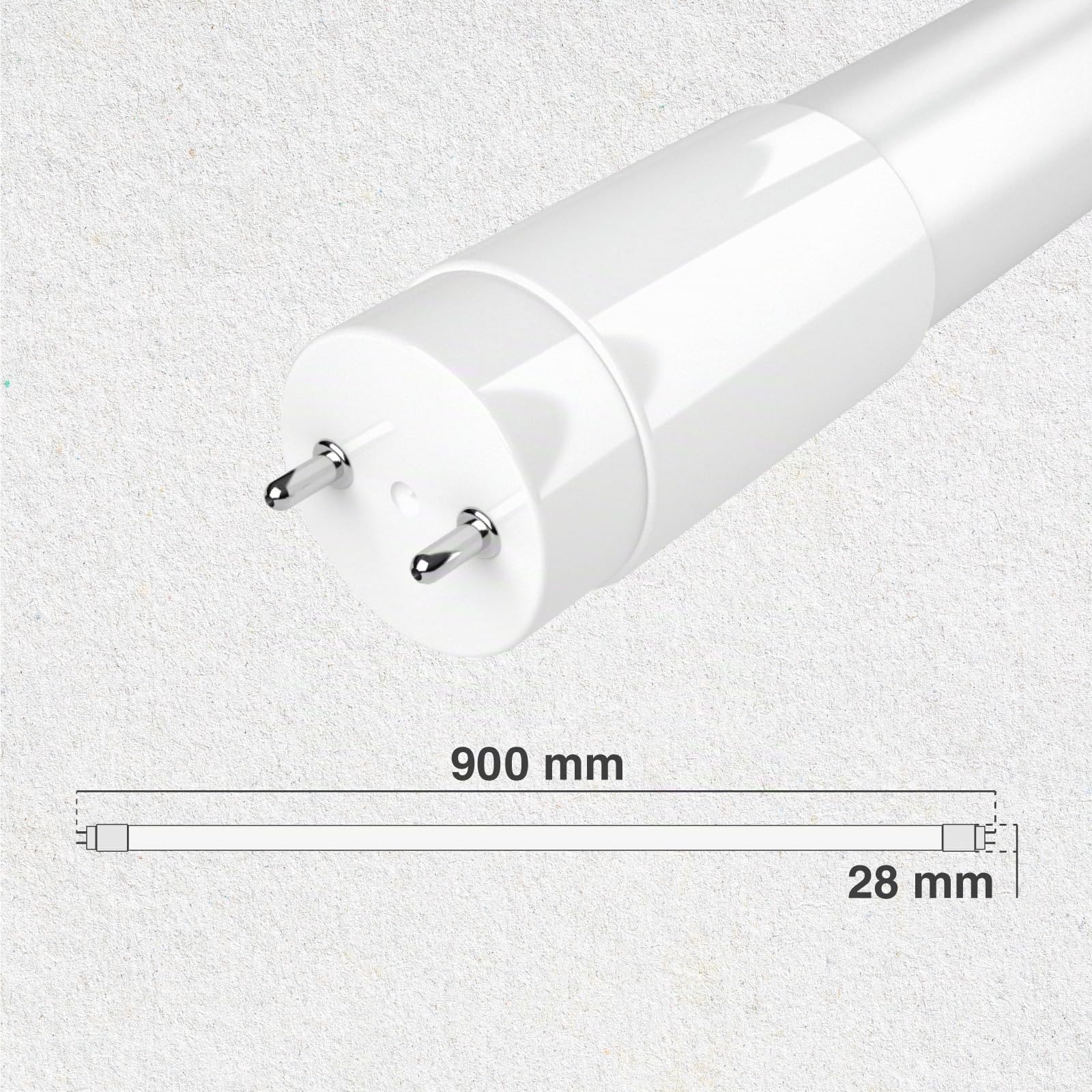 Eurocali 6x Tubi LED 90cm G13 T8 14W 1400 lumen - Luce Bianco Naturale 4000K - Fascio Luminoso 160° - Sostituzione Neon