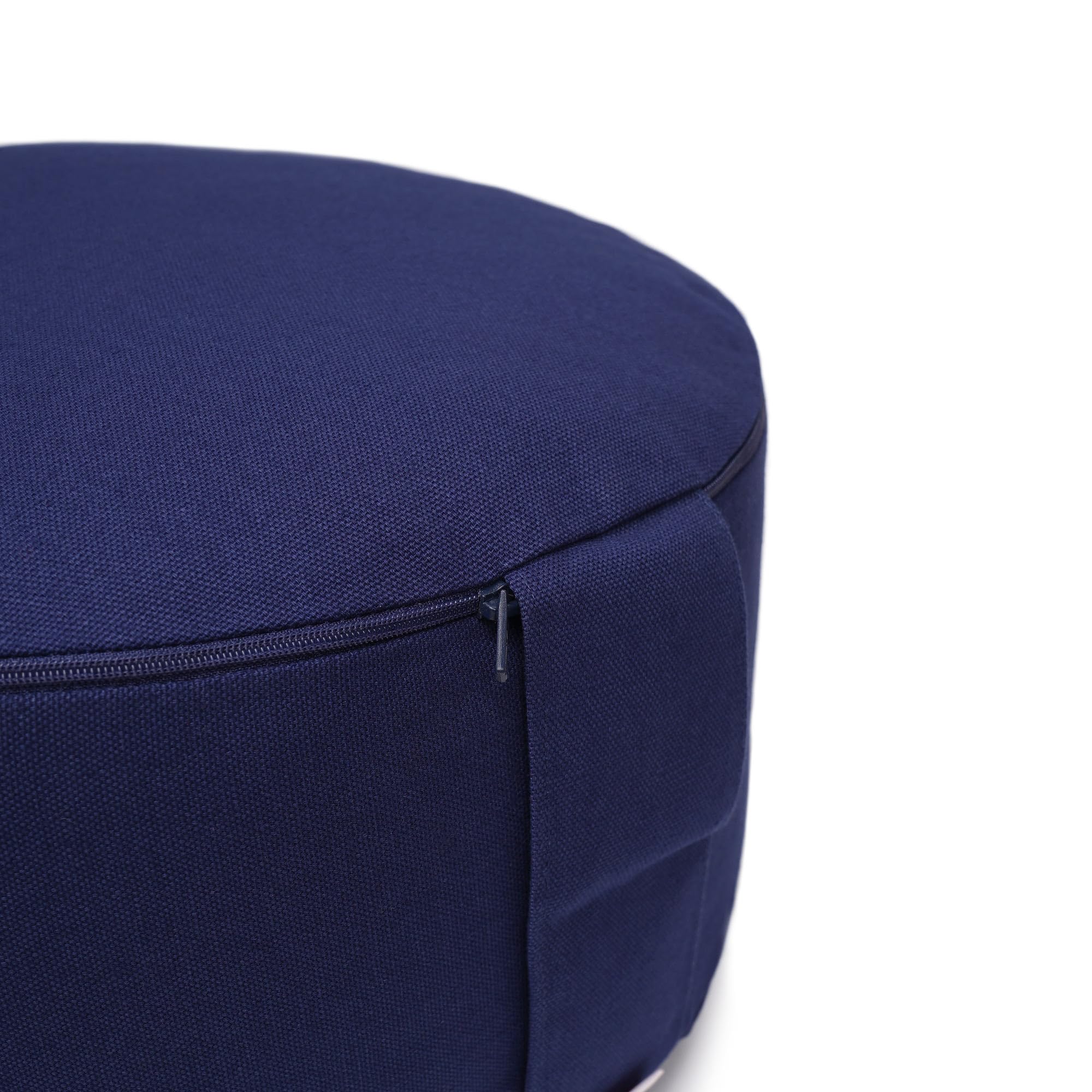 Yogabox Meditationskissen Glückssitz® Chakra, 5.Chakra Kehlkopf-Chakra (Vishudda) / blau