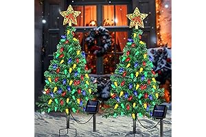 Solar Christmas Trees Decorations: Illuminate Your Outside Porch with Festive Cheer