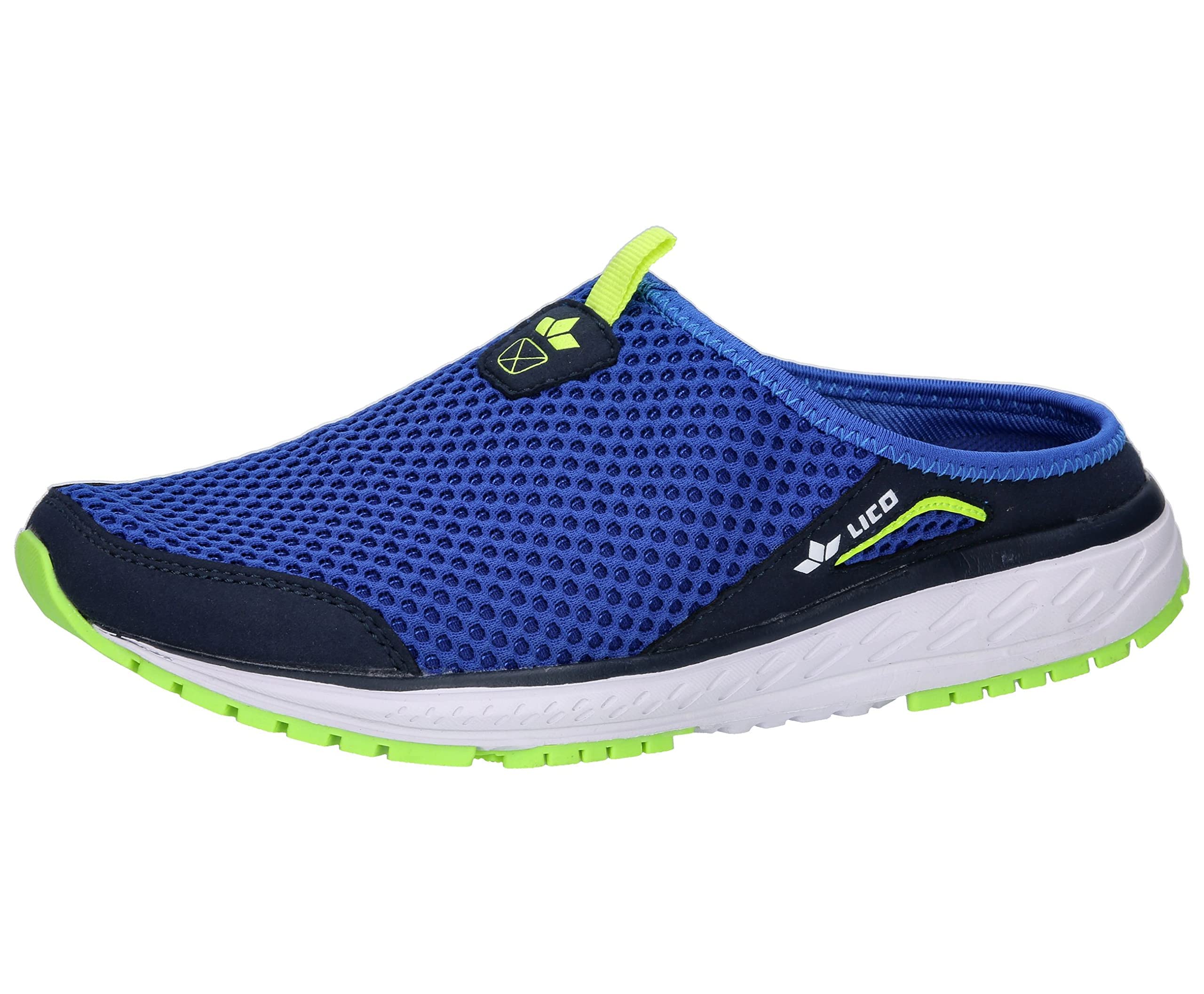 Lico Unisex Sun Sabot Loafer, Blue Marine Lemon, 5 UK