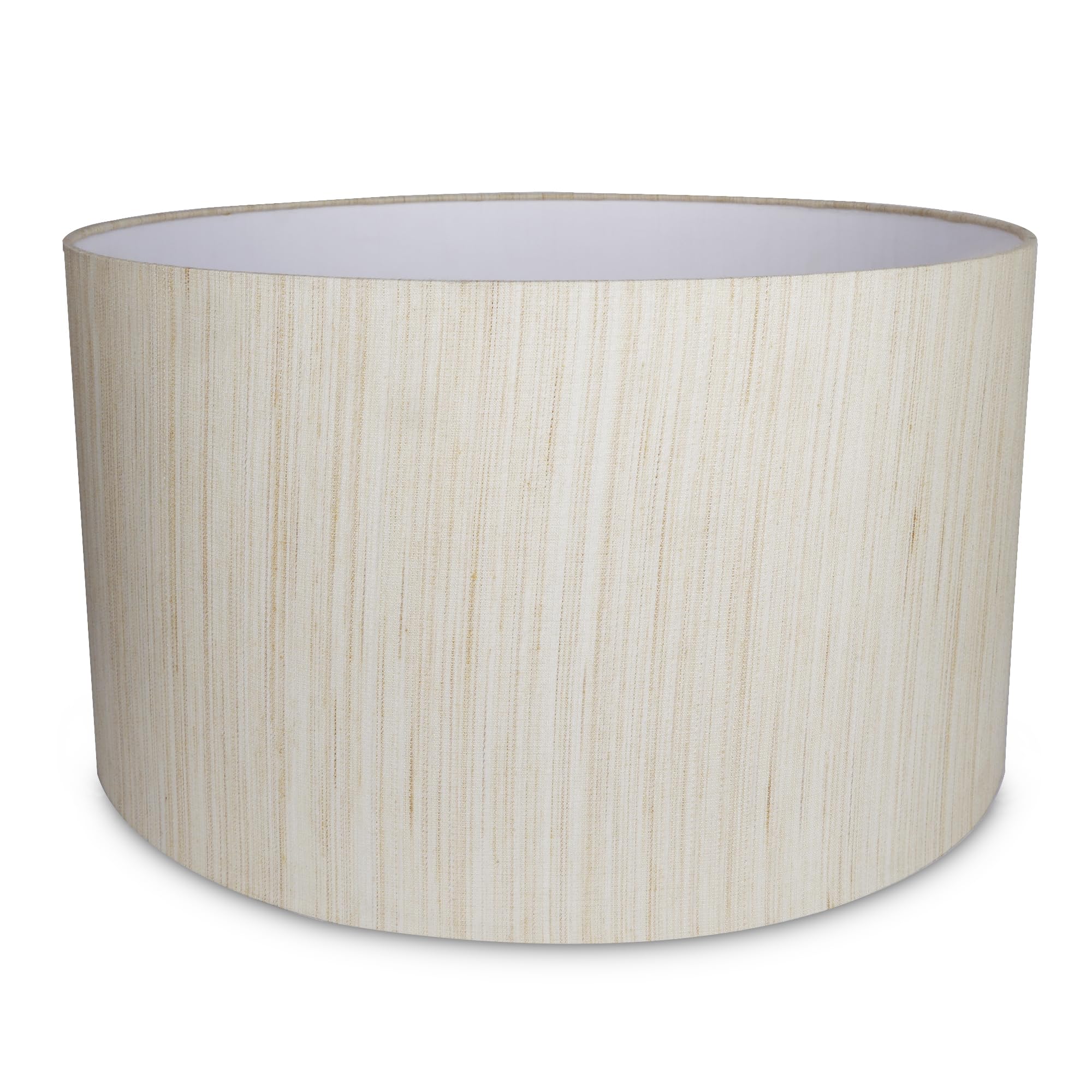 BTR CRAFTS 20" Cream Texture Drum Lamp Shade, Decorative Light Lamp for Living Room, Home, Bedroom, Home Décor Lightning-image-22