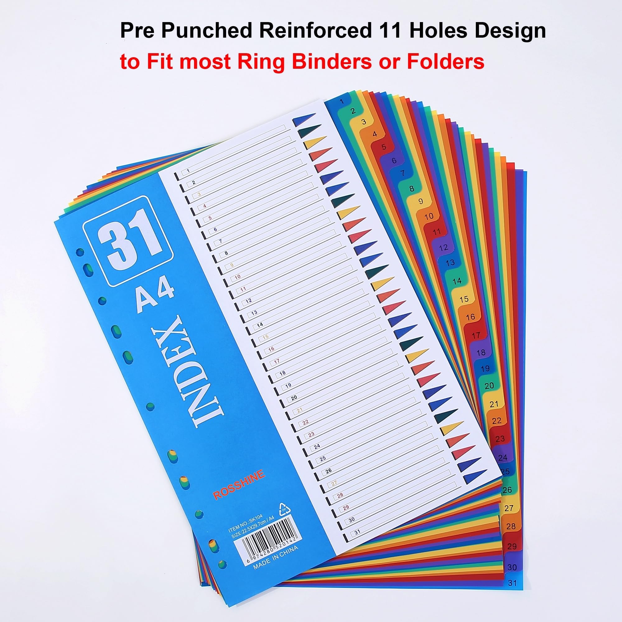 Intercalaires En Plastique LEITZ A4 - Organisation Durable Et Pro