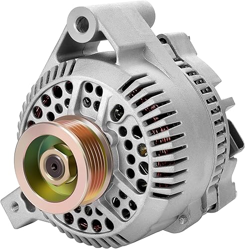 Nuevo alternador compatible con Ford para E-150 Econoline L6 4.9L 1992-1996 para Ford para E-150 Econoline Club Wagon L6 4.9L 1992-1996, alternador