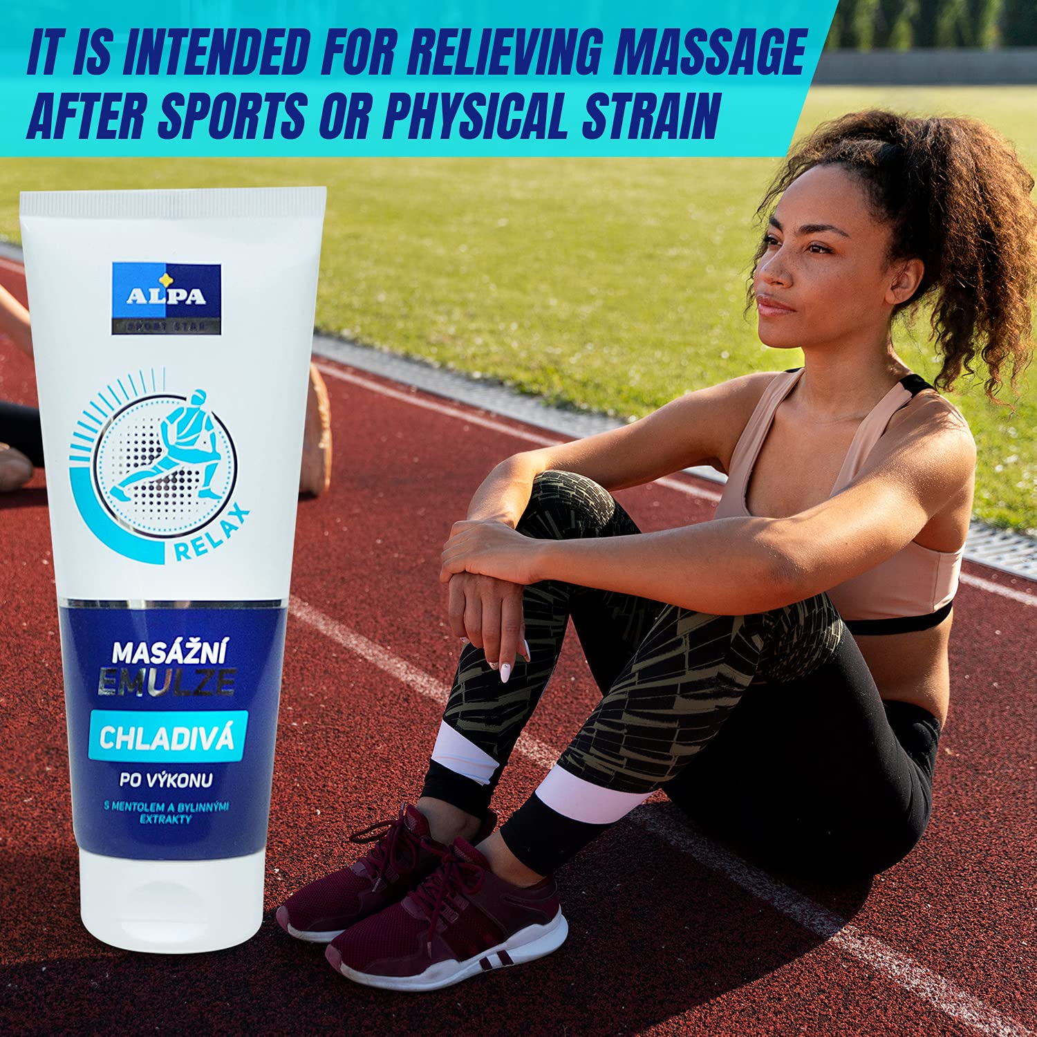 ALPA Emulsion KÜHLEND – Massageemulsion mit Menthol und Kräuterextrakten 210ml