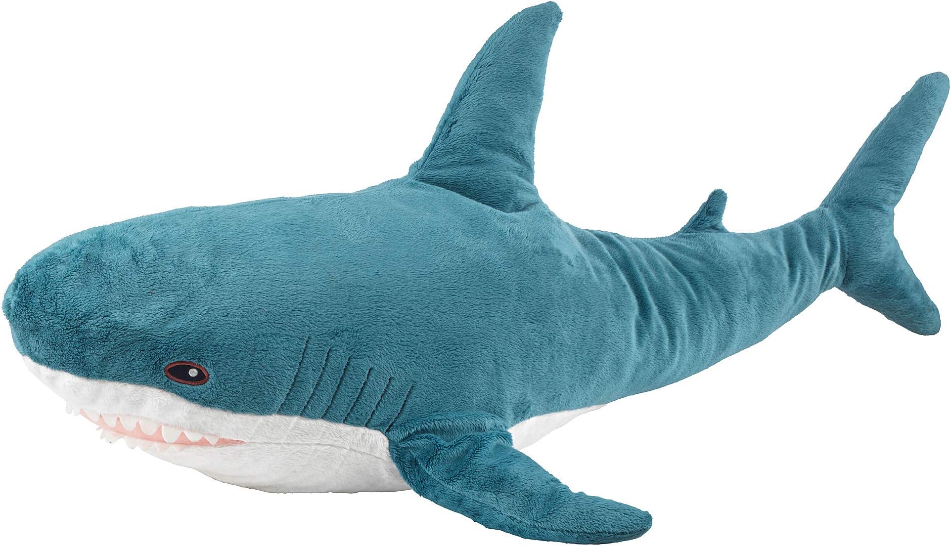 I-K-E-A Blahaj Plush Soft Toy,Large Shark Animal Blue White Fish 39 ¼ "