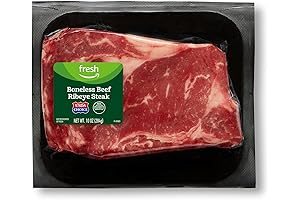 Amazon Fresh Grass-fed Choice Meats Beef Ribeye Steak