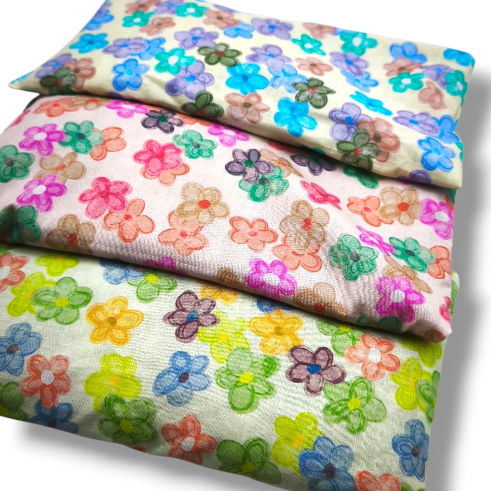 Cuscini per Gli Occhi Pack 6- Fiori 2026" | Semi di Lavanda e Riso | Yoga, Meditazione, rilassamento, Riposo oculare...
