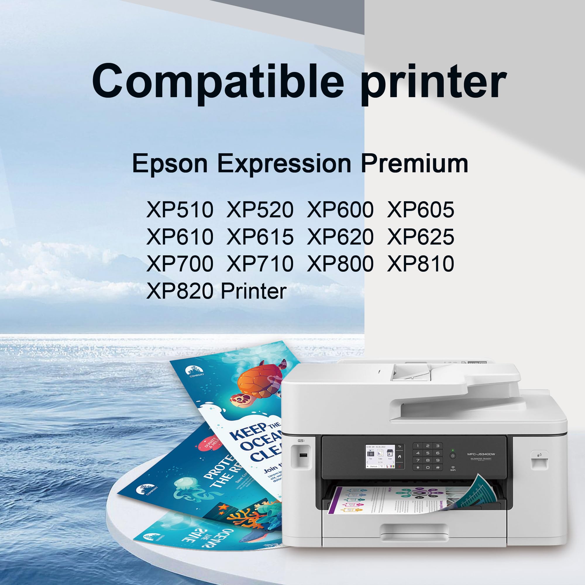 Uiprint 26XL Cartucce d'inchiostro compatibili con Epson 26 XL per Expression Premium XP-510 XP-520 XP-600 XP-605 XP-610 XP-615 XP-620 XP-625 XP-700 XP-710 XP-800 XP-810 XP-820
