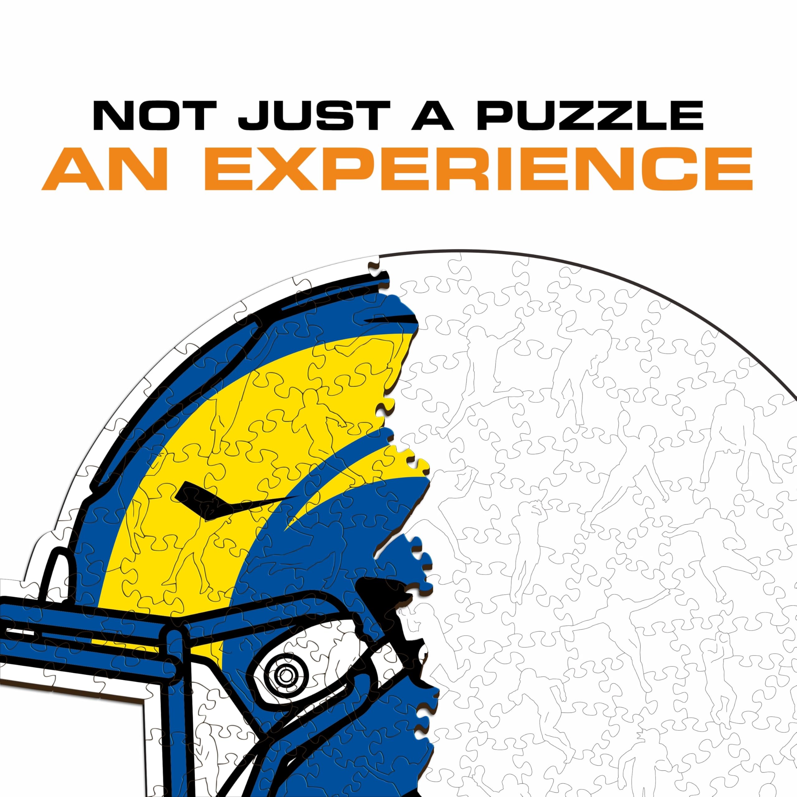 Iconic Puzzles -Oficjalnie licencjonowane 100% zrównoważone drewniane puzzle, Los Angeles Rams, M, 270 sztuk