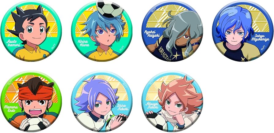 イナズマイレブン シリーズ 缶バッジ イナズマイレブン - トレーディング場面写缶バッジ フットボール