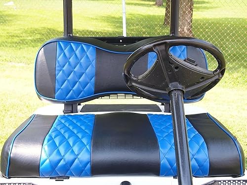 Miniatura 3 de Huskey - Fundas de asiento delantero y trasero para carrito de golf compatibles con modelos Yamaha G29 Drive & Drive 2 2007 en adelante, ajuste