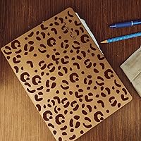 Vista 8 de Plantilla de pantalla de seda de leopardo, plantilla de malla reutilizable con patrón de leopardo, plantilla de seda para decoración del hogar