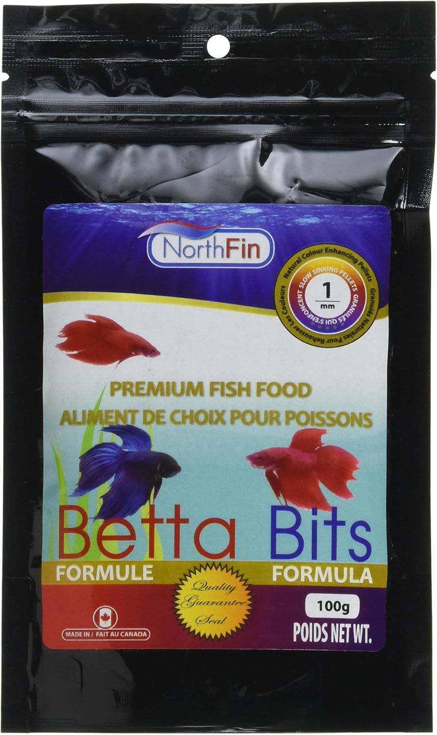 Northfin Betta Bits, 1 mm, 100 g