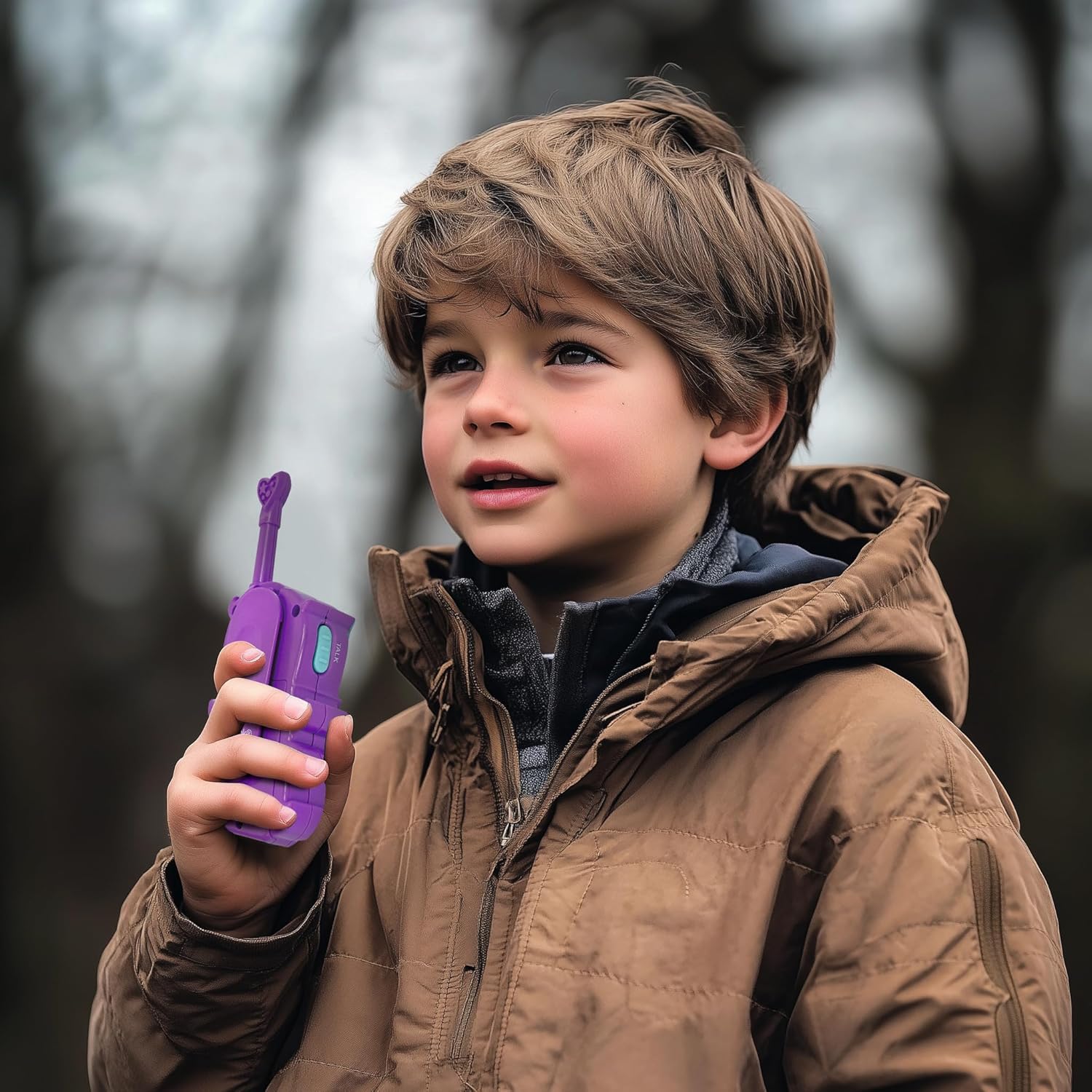 Lexibook, Unicorn, 3D Unicorn Walkie-Talkies, 550 Yards Range, 2 Communication Channels, Belt Clip, Pink/Purple, TW18UNI - Image 5