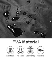 Vista 5 de Poncho de lluvia para adulto, paquete de 2 impermeables reutilizables de emergencia con capucha y cordón