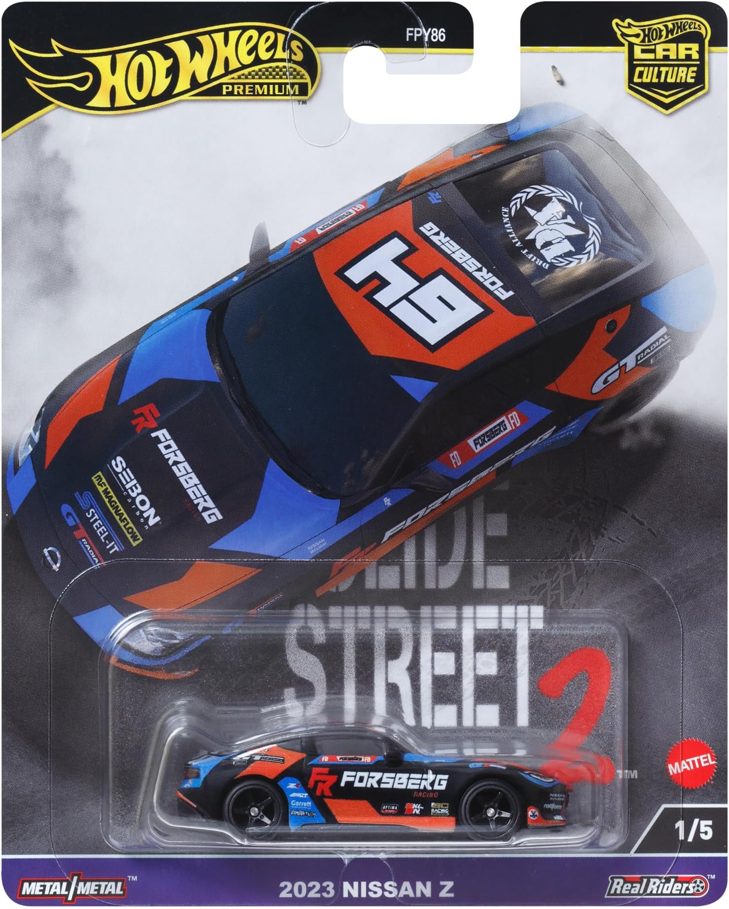 Premium Nissan 400Z, Car Culture Circuit Legends Vehicles for Kids 3 Years Old & Up and Adult fans and Collectors, Premium Collection of Car Culture 1:64 Scale Vehicles, HKC86