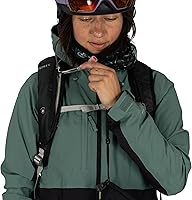 Vista 9 de Osprey Glade - Mochila de hidratación para esquí y snowboard - Invierno para clima frío - Depósito de agua de 2.5 L y arnés aislado Azul