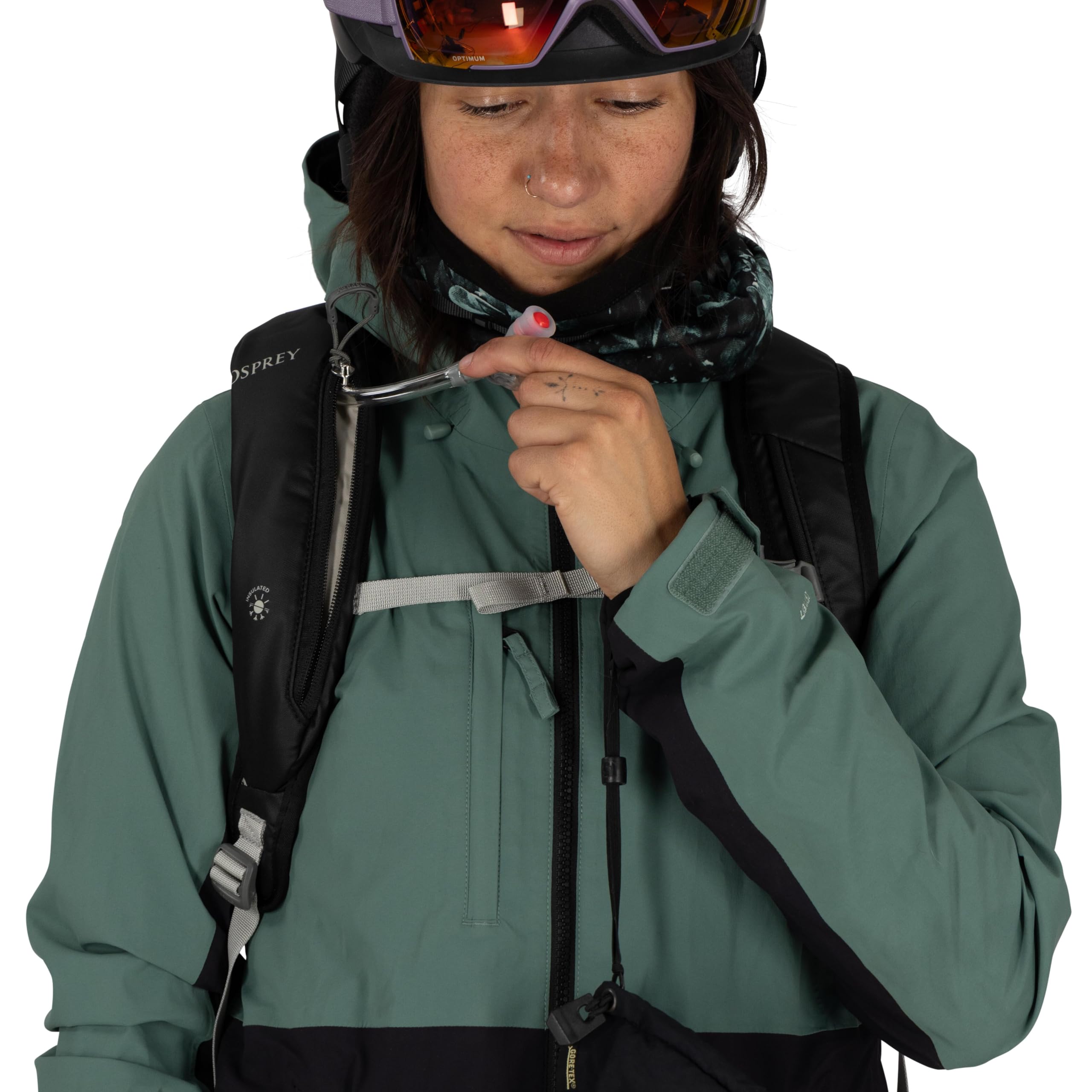 Osprey Glade Ski- und Snowboard-Rucksack 12 l Schwarz