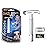 WEISHI Butterfly Open Double Edge Safety Razor for Men, Chrome Short Handle with 5 Stainless Razor Blades Included, Reusable Wet Shave Tool for Smooth, Close Shave