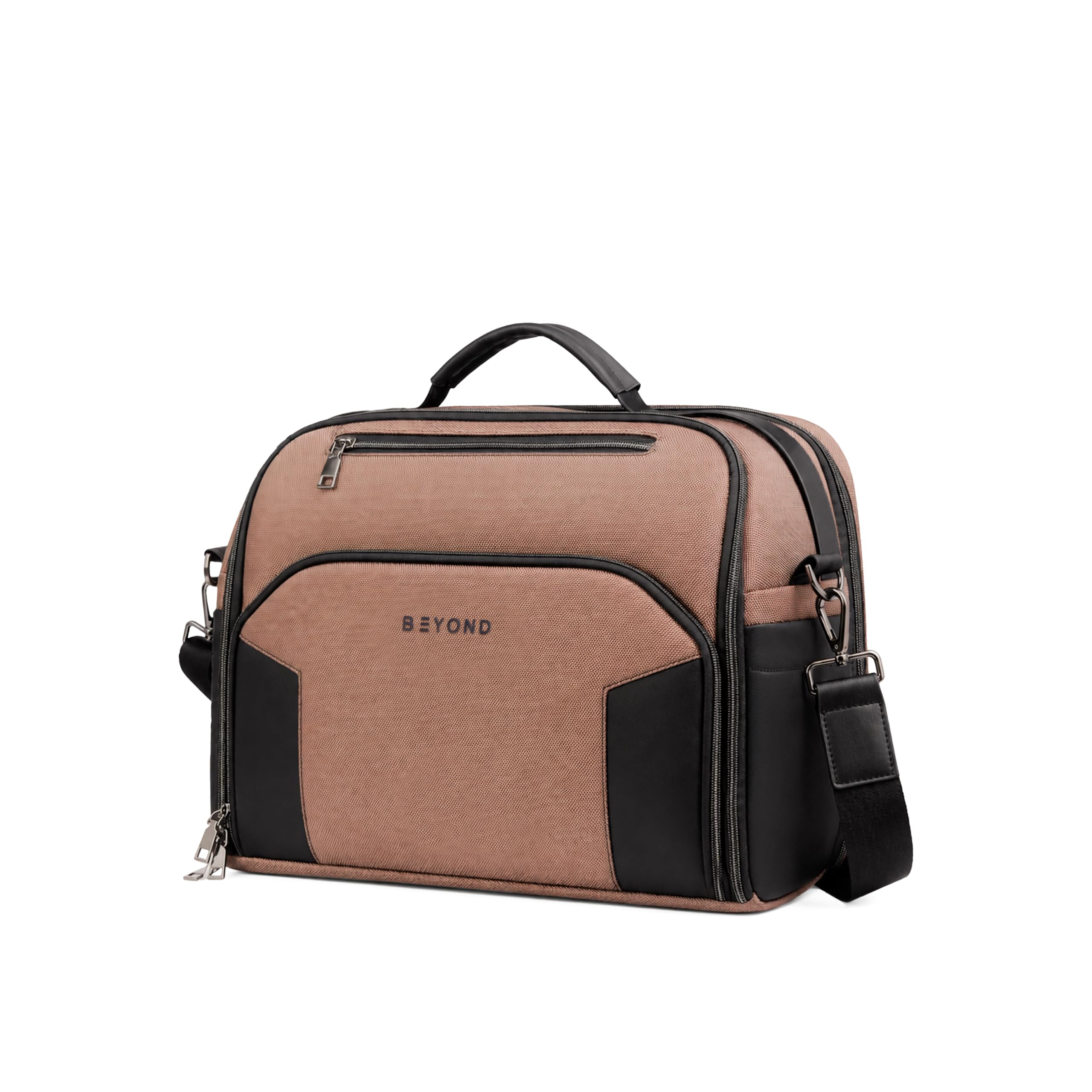 Beyond Seine 16 Inch Laptop Bag for Men & Women | Water-Resistant Office Messenger Bag | Business Briefcase with Adjustable Shoulder Strap | Professional Travel Laptop Bag with Dual Front Zip Pockets-image-49