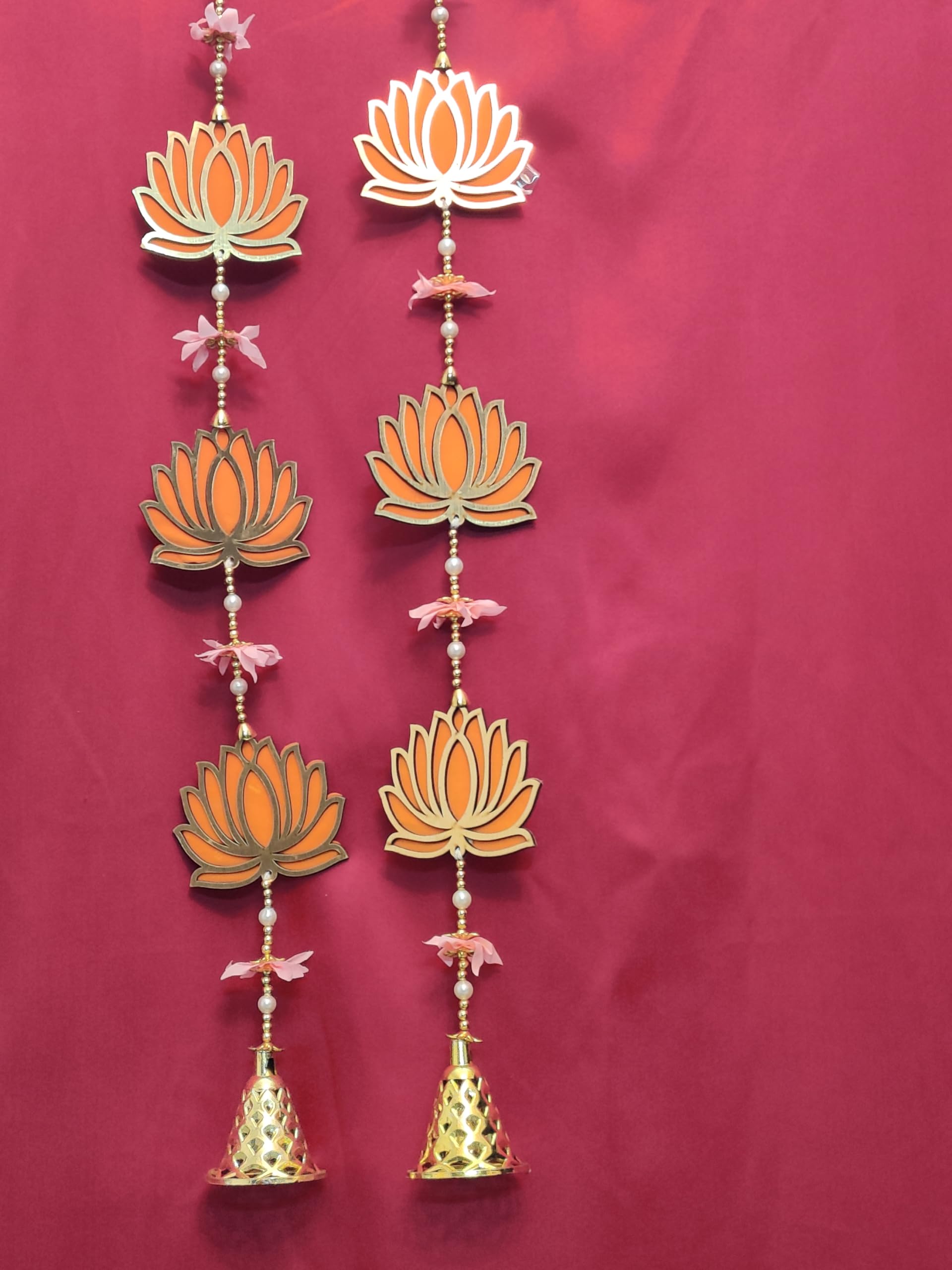 Buy Kairvi Brown Lotus Hangings for Decoration Handcrafted Lotus