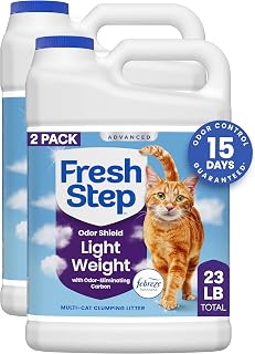 Fresh Step Lightweight Clumping Cat Litter, Scented with Febreze Freshness