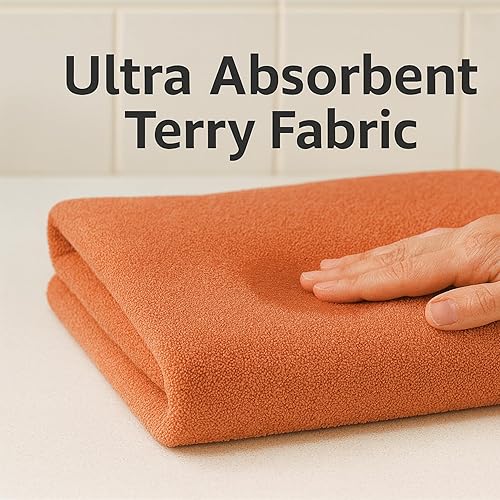Miniatura 5 de Juego de 4 toallas de baño (27 x 54 pulgadas), toallas de secado rápido, ultra suaves, absorbentes y elegantes para mejorar tu rutina diaria. (juego
