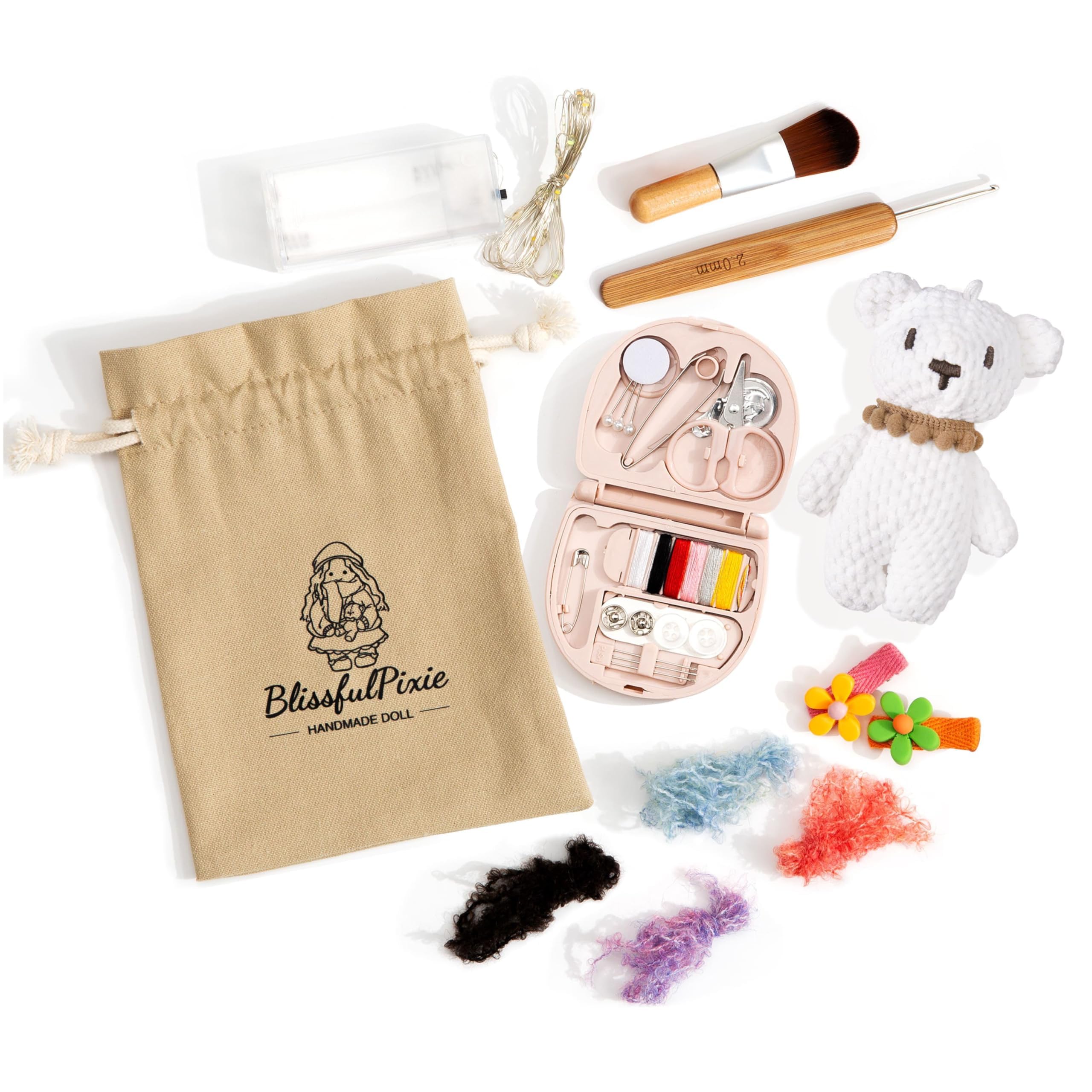 Amazon.co.jp: BlissfulPixie Waldorf Doll 手作り人形 - Amy 12