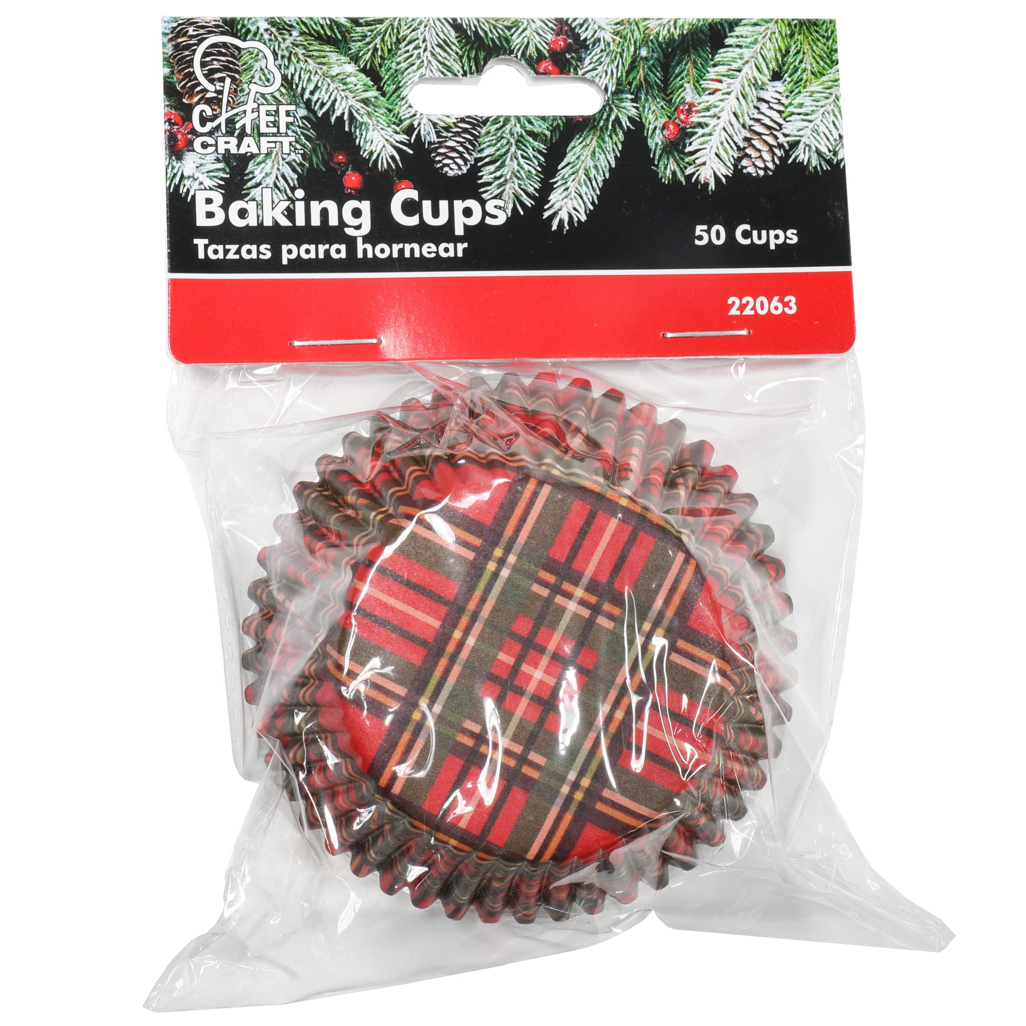 Chef Craft 22063 Lot de moules à pâtisserie en papier Motif Noël