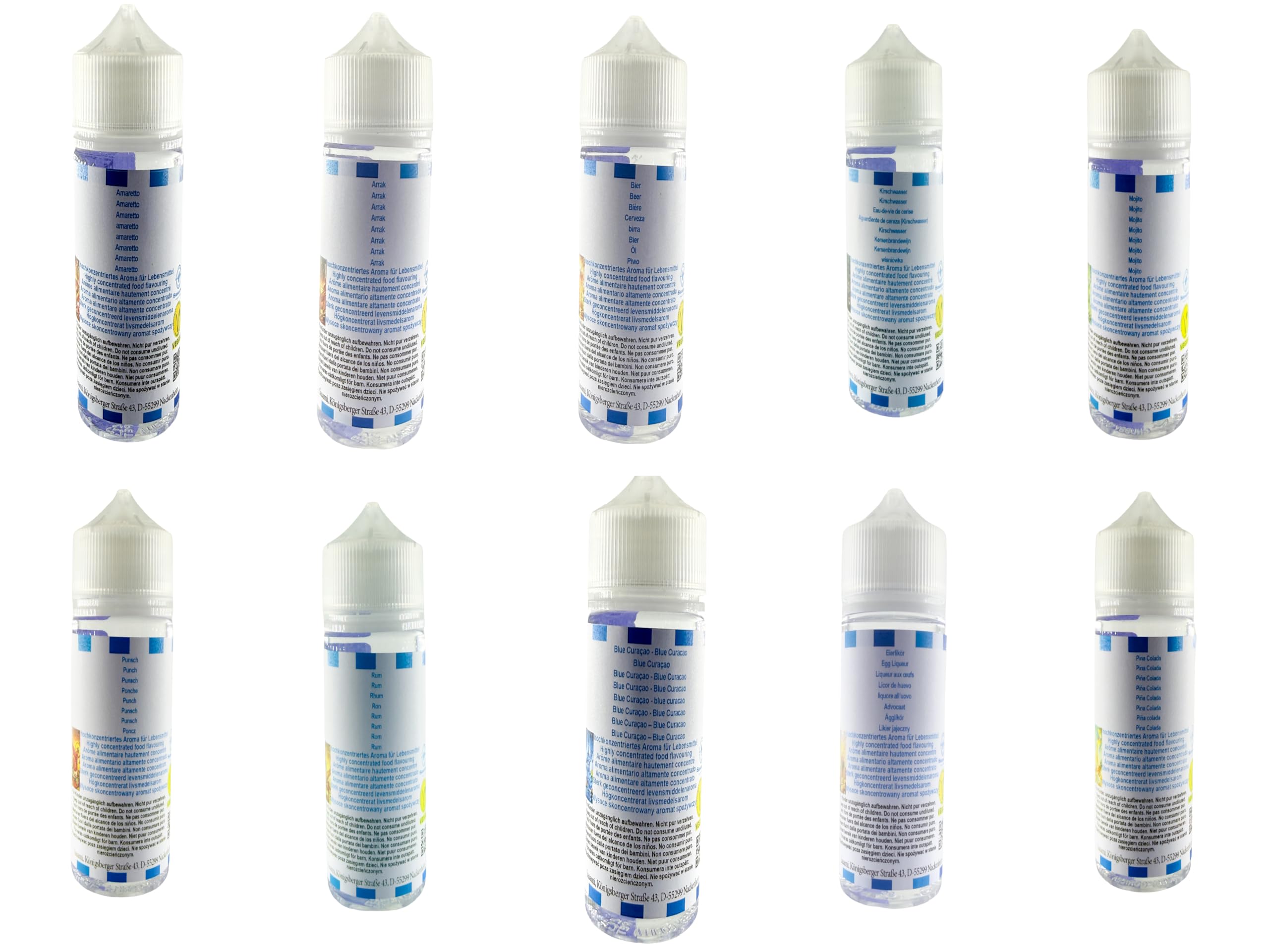 Spirit Senses Edition - Kolekcja Sasami Signature - Zestaw 10 x 10ml koncentratów aromatów - Wegańskie