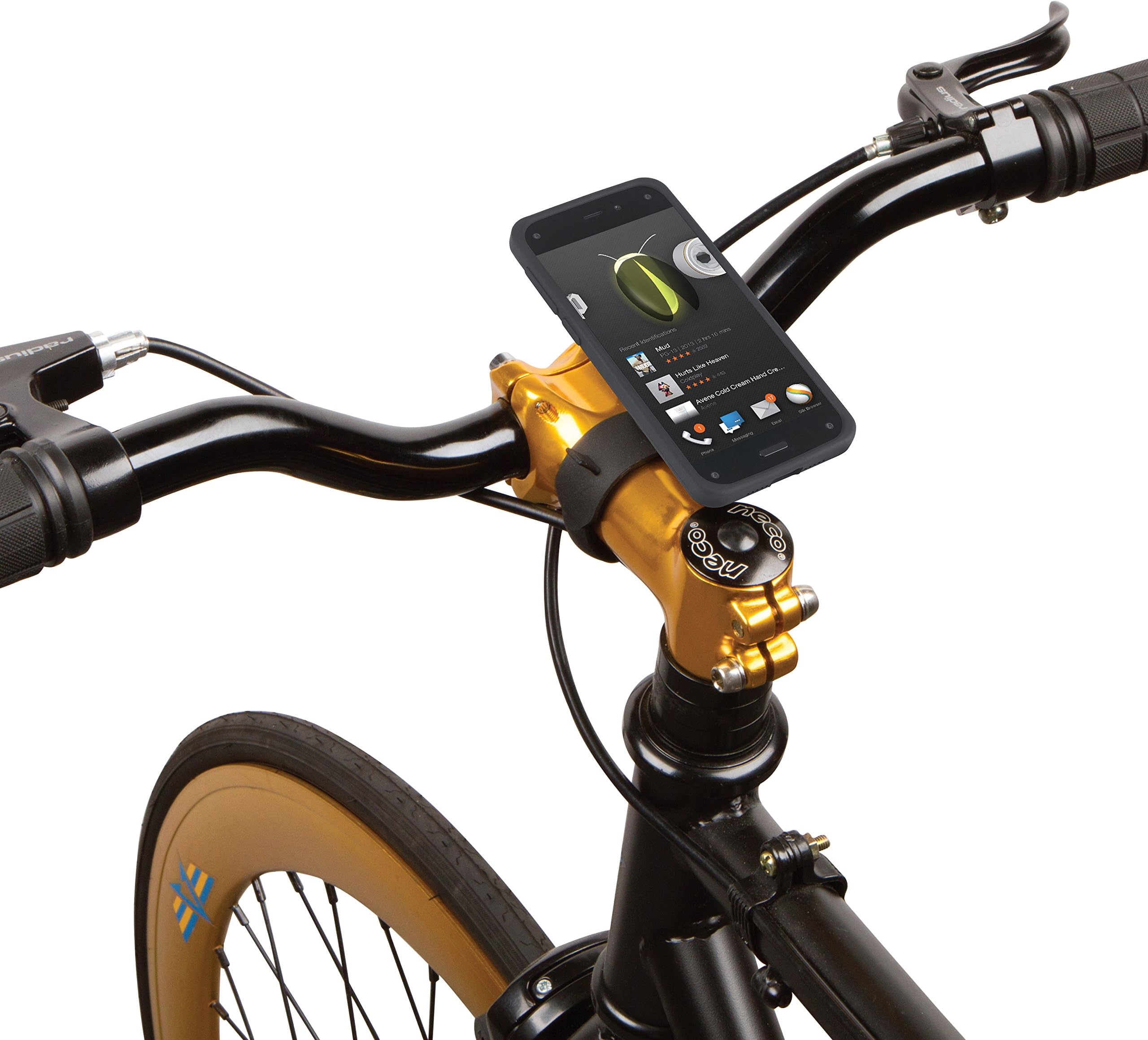 Tigra Sport RainGuard MountCase 2 Slim Case and Bike Mount Kit for Amazon Fire Phone - Retail Packaging - Black