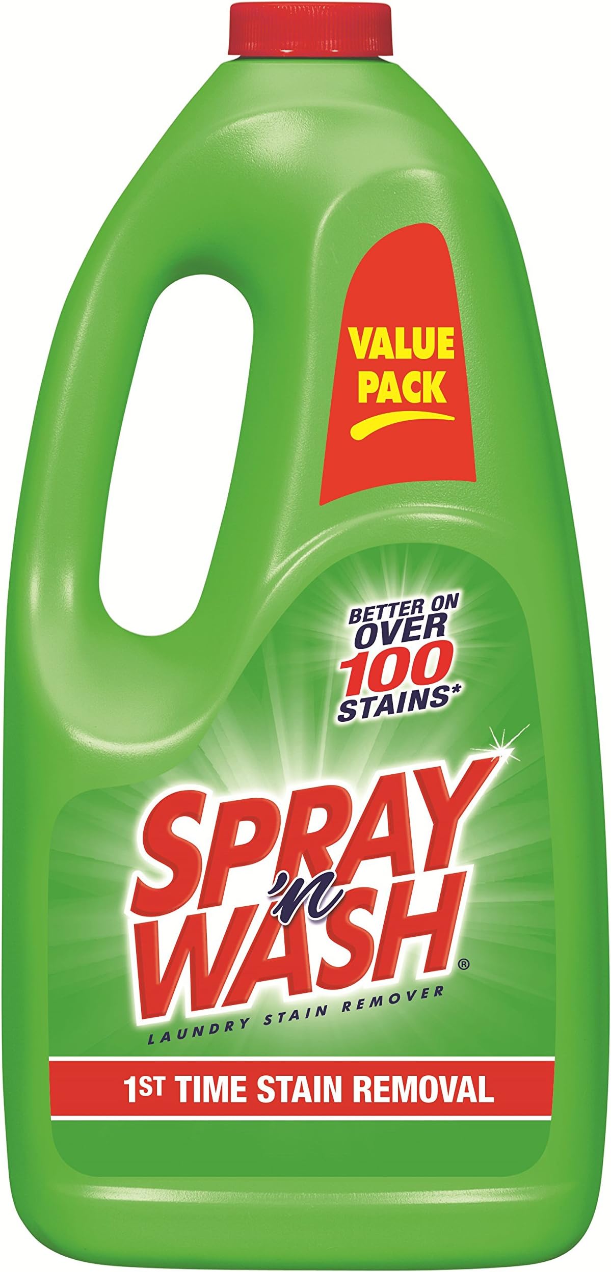SPRAY 'n WASH 75551CT Pre-Treat Refill, Liquid, 60 oz Bottle (Case of 6)