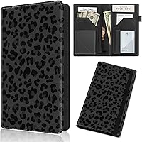 Vista 36 de Server Books for Waitress, Waiter Book Server Organizer with Zipper Pocket,PU Leather Waitress & Waitstaff Book Wallet with Card Slot Guest Check