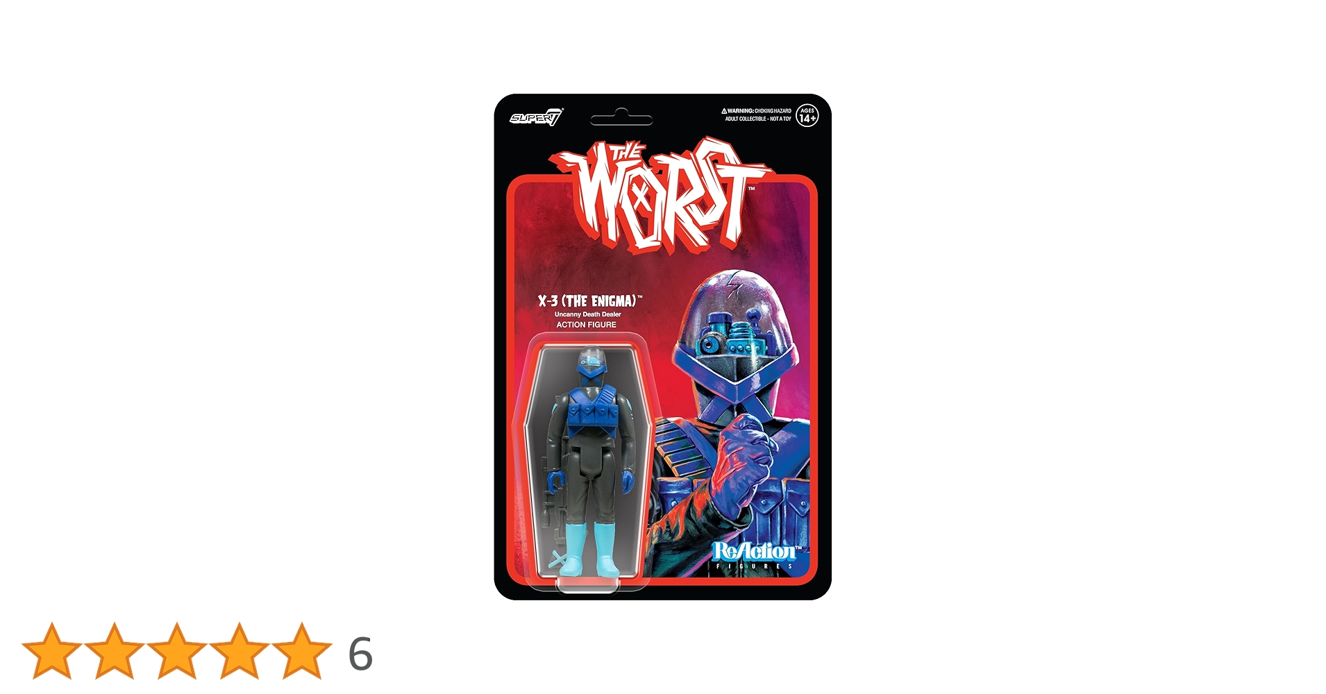 super7 THE WORST 3.75インチフィギュア　6種セット Amazon.co.jp: Super7 The Worst X-3 (赤外線) - 3.75インチ