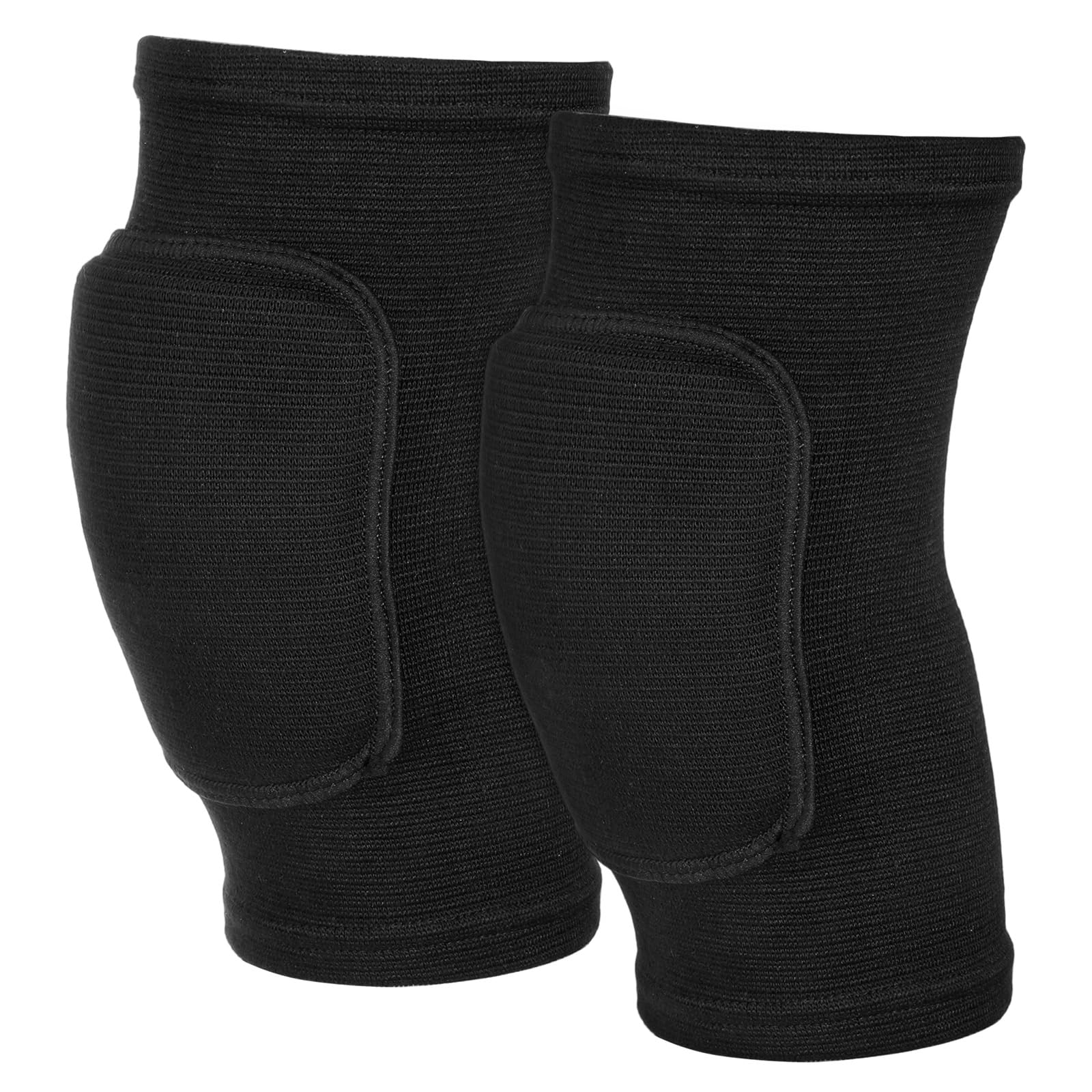 Volleyball Knee Pads, Black Knee Brace for Volleyball Dancing Protective Kneepads for Women Men Yoga Tennis Running Support (Medium)
