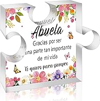Vista 17 de Regalos de cumpleaños para papá en español de Yopyame - Placa acrílica de rompecabezas para decoración de escritorio de oficina Recuerdo