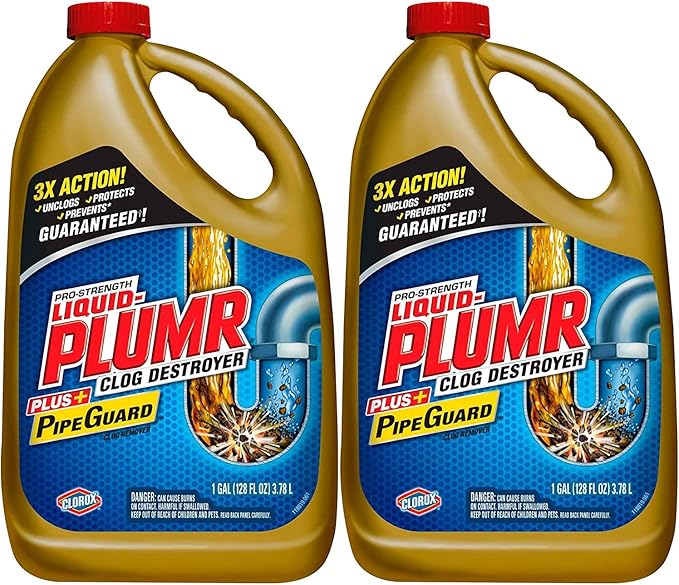 LiquidPlumr ProStrength Full Clog Destroyer Plus PipeGuard (80 fl oz