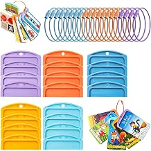 20 Pcs Reusable Yoto Card Holders with 20 Ring Loops