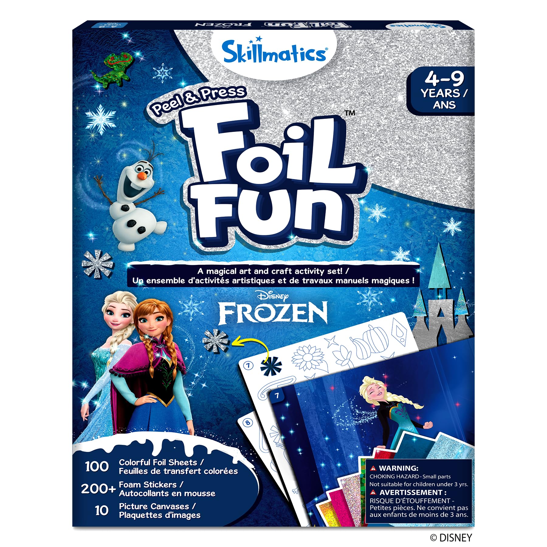 Skillmatics Foil Fun - Disney Frozen, Mess-Free Art for Kids