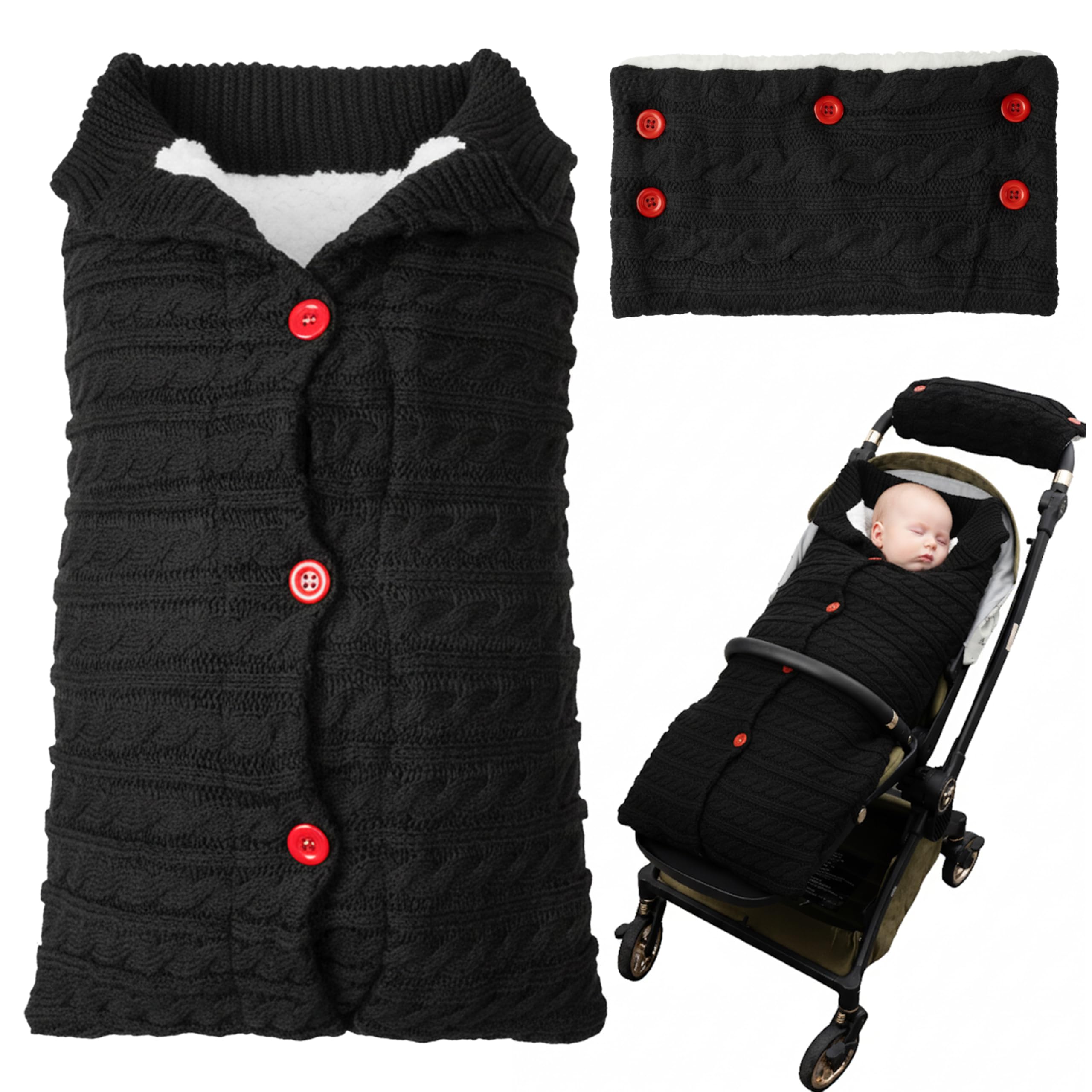 Wood Homing Baby Footmuff for Pushchair Universal