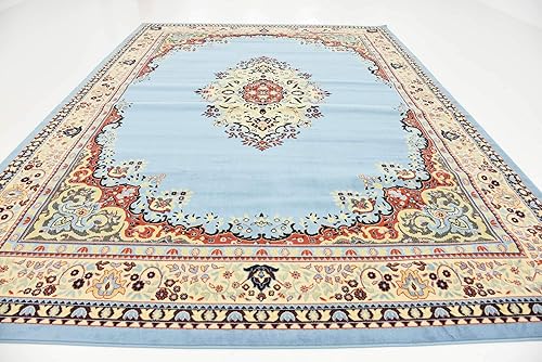 Vista 436 de Unique Loom Reza Collection- Alfombra, Polipropileno, Marrón Marrón/ marfil