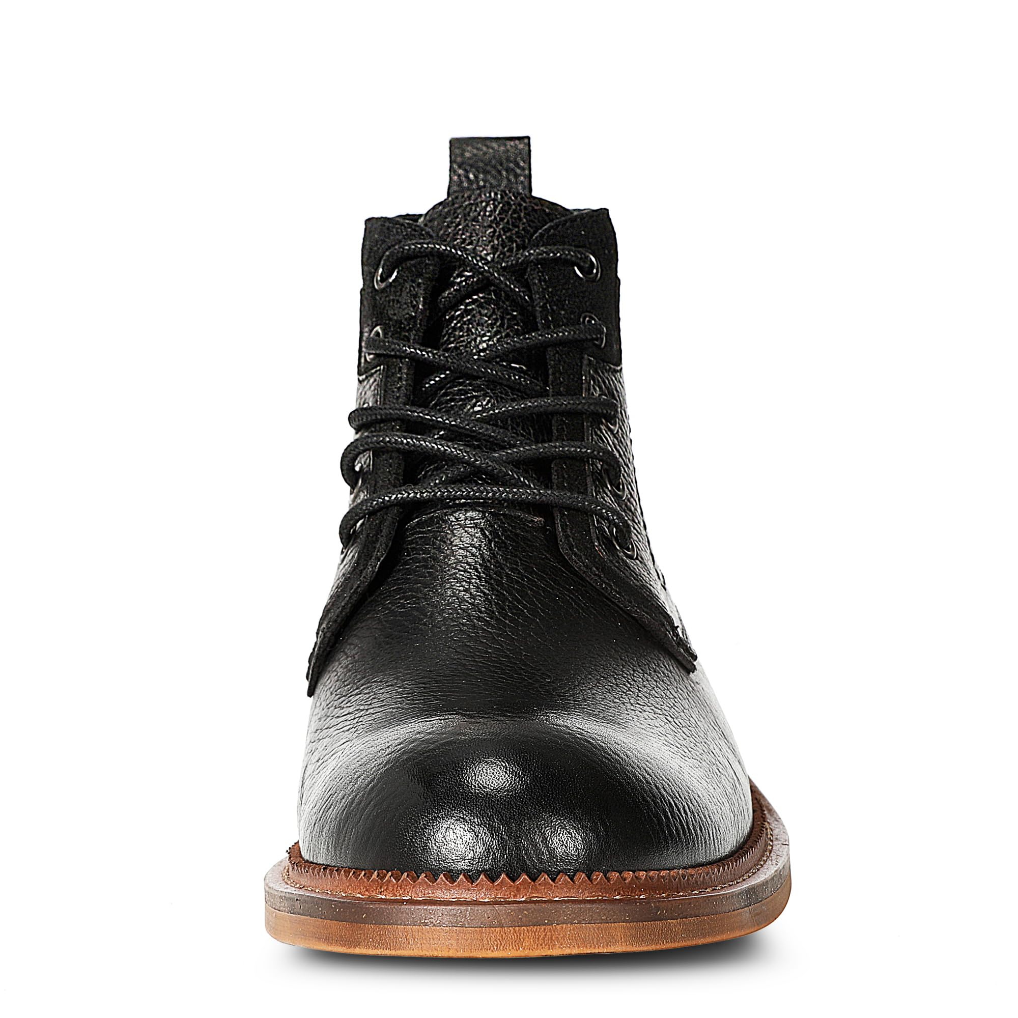 Allthemen Stivali da Motociclista da Uomo Scarpe Oxford retrò con Lacci Scarpe da Lavoro Eleganti da Uomo